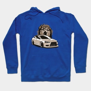 Brown Lancer EVO X Hoodie